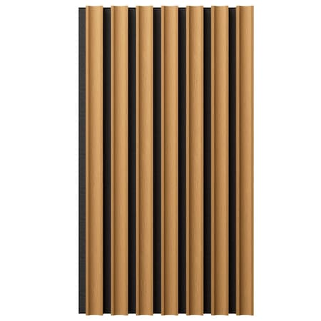 Ekena Millwork AcoustixPro Noise Cancelling Concave Small Slat Wall Panel SWA0625X0500CVHM